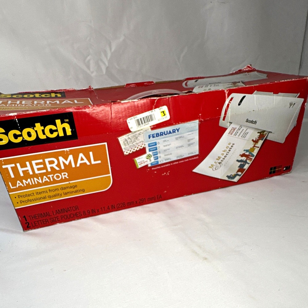 Scotch TL901 Thermal Laminator Machine, Letter Size, Electronic Control